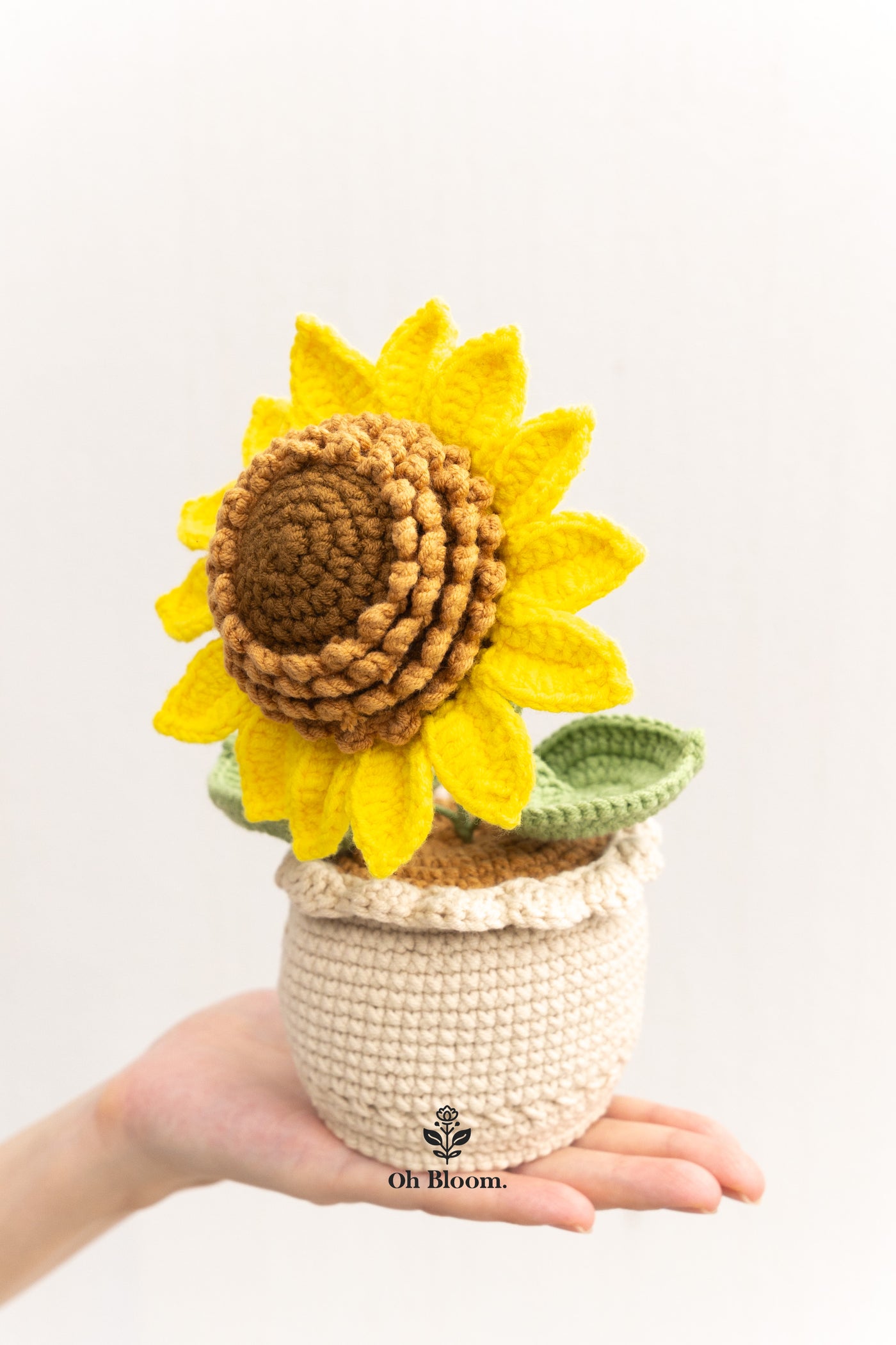 Chunky Sunflower Pot